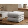 Handtuch NORIELLE 50x90 cm hellgrau, 100% Baumwolle