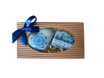 darkovy balicek modra drobnustka