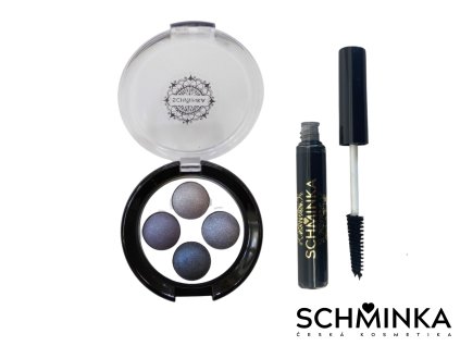 Výhodný set: Quattro Paletka PIGEON WINGS a MINI Řasenka do Kabelky