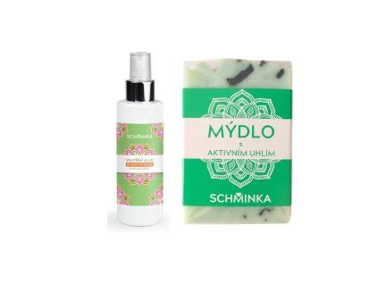 sada mydlo uhli zelene