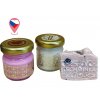 set mini svicka hruska a mini z lasky mydlo mini s poupatkem zdarma
