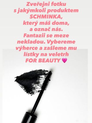 Vstupenky na veletrh FOR BEAUTY? Zasoutěž si o ně s námi 🩷