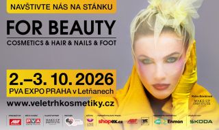 💋 ZASE SE CHYSTÁME NA FOR BEAUTY do Prahy! Těšíme se s kým z vás se v Praze potkáme. ❤️ 2.–3. října 2026 nás najdete na...