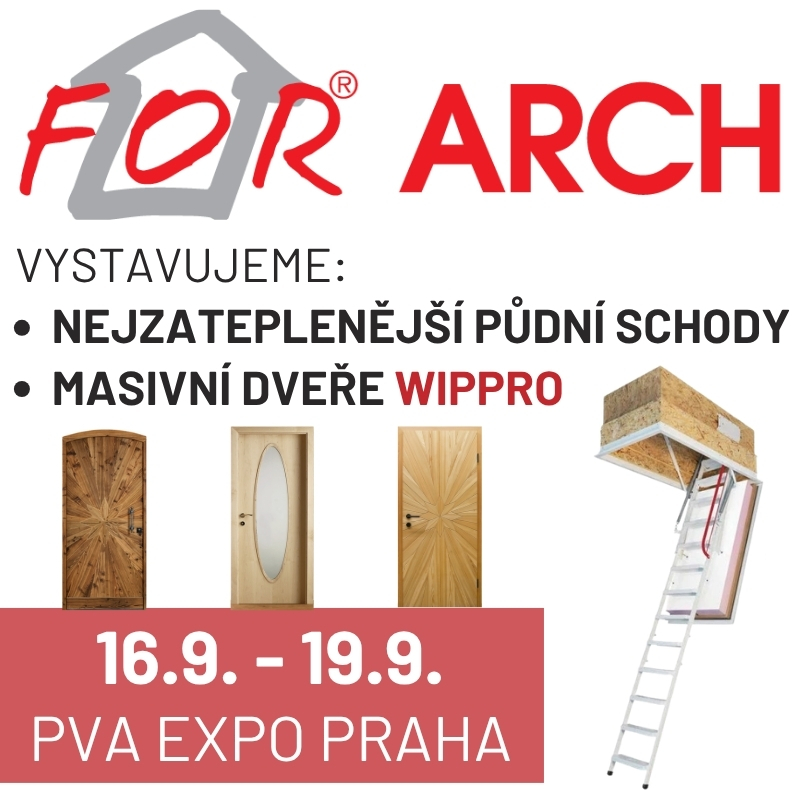 Vystavujeme na pražském veletrhu ForArch 2026