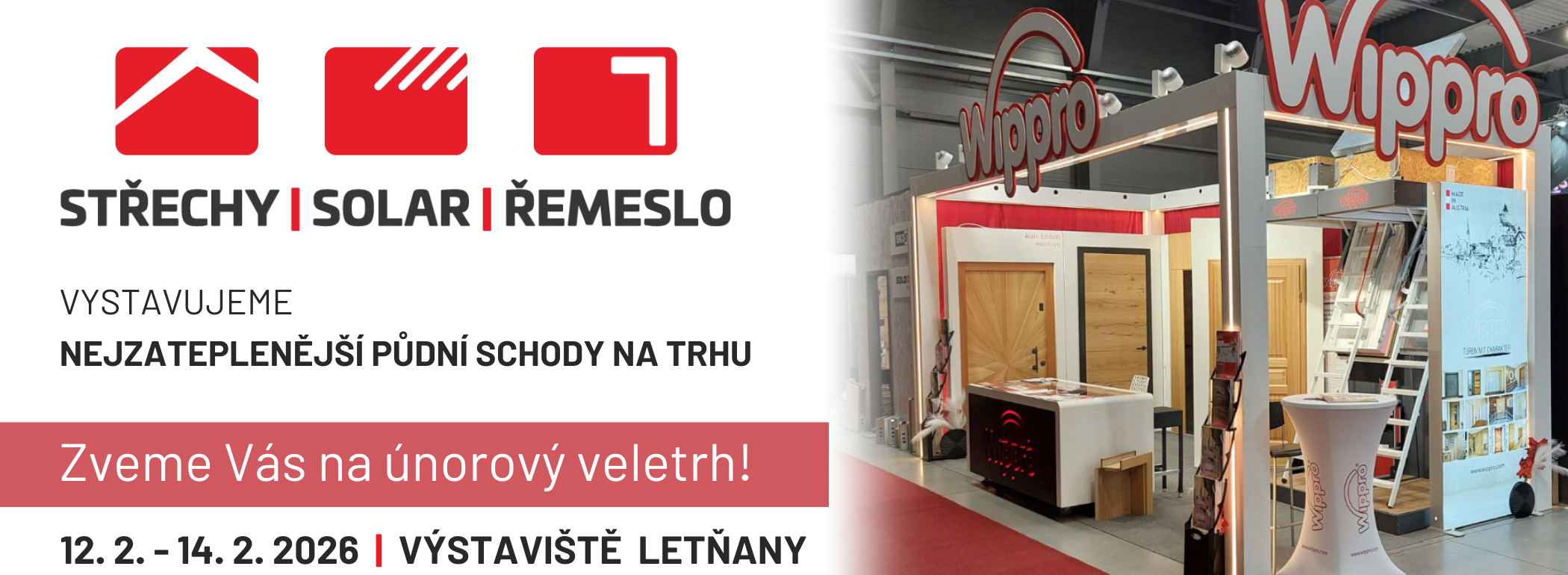 Zveme Vás na stavební veletrh Střechy-Solar-Řemeslo 2026