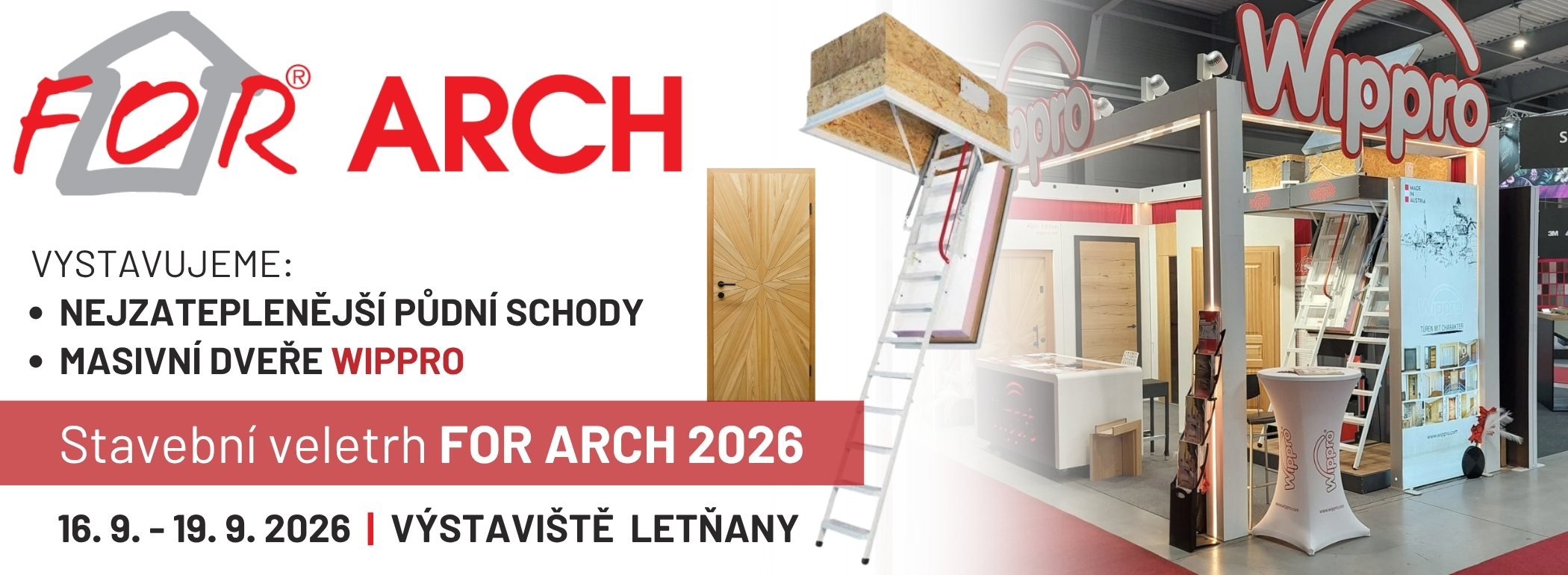 Vystavujeme na veletrhu ForArch 2026