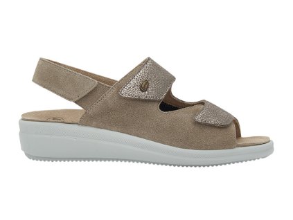 Scholl ANTONIA SANDAL - dámské zdravotní sandále barva šedá (Velikost 41)