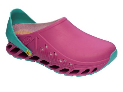 Scholl EVOFLEX - obuv profesionnal barva vínová (Velikost 40)