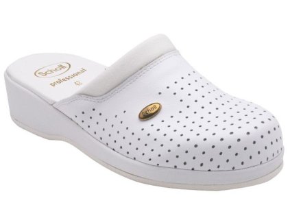 Scholl CLOG BACK GUARD . - zdravotní pantofle PROFESIONAL barva bílá (Velikost 41)