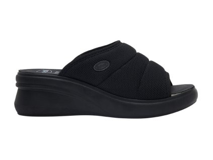 Scholl GIULY MULE - dámské zdravotní pantofle barva černá (Velikost 39)