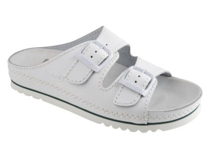 Scholl AIR BAG - zdravotní pantofle PROFESIONAL barva bílá (Velikost 37)