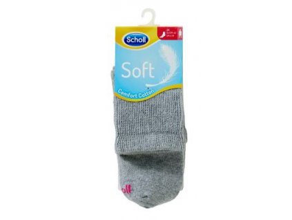 SCHOLL Ponožky dámské Soft šedé  2 -pack (Velikost S(35-38))