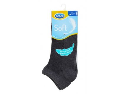 SCHOLL Ponožky pánské Soft NOS  2 - pack kotníkové (Velikost M(39-42))