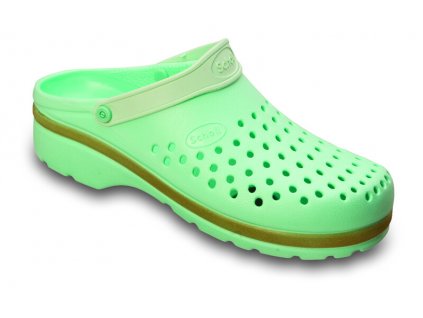 Scholl LIGHT COMFORT Eva - pracovní obuv barva zelená (Velikost 36)