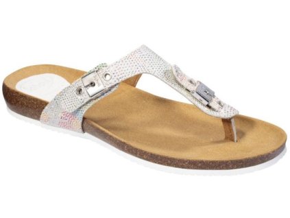 Scholl BIMINI 2.0 - dámské žabky barva bílá (Velikost 36)