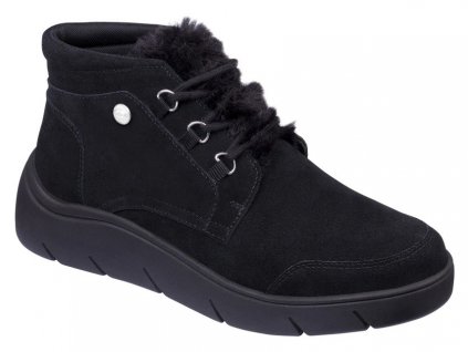 Scholl LA THUILE - dámská zimní obuv barva černá (Velikost 37)