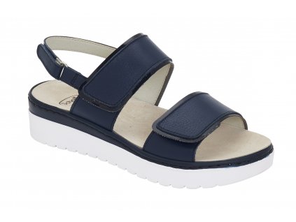 Scholl VIAREGGIO STRAP - dámské sandále barva námořnická modř (Velikost 39)