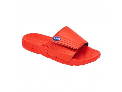 Scholl NAUTILUS - unisex zdravotní pantofle barva červená (Velikost 38)