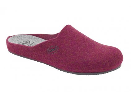 Scholl LAYE - zdravotní dámská domácí obuv barva purpurová (Velikost 37)
