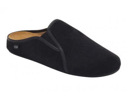 Scholl FELCE- zdravotní pánská domácí obuv barva černá (Velikost 42)