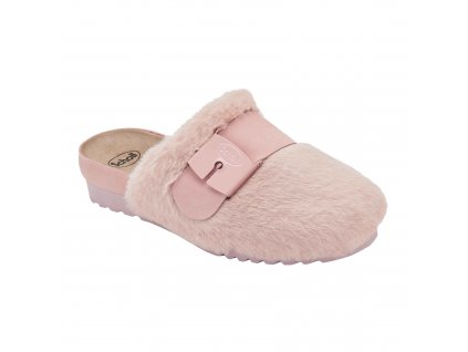 Scholl ALASKA - dámská domácí zdravotní obuv barva růžová (Velikost 37)