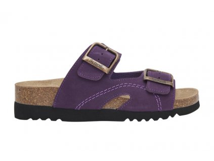 Scholl MOLDAVA WEDGE - dámské zdravotní pantofle barva purpurová (Velikost 37)