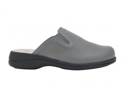 Scholl NEW TOFFEE - zdravotní domácí obuv barva tmavě šedá (Velikost 39)