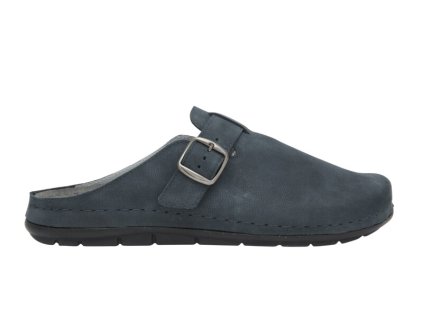 Scholl NVERNESS MAN MEMORY CUSHION - pánská domácí zdravotní obuv barva námořnická modř (Velikost 44)