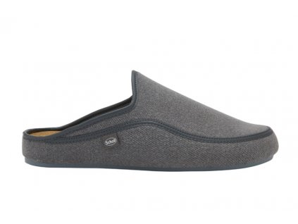 Scholl BRANDY - pánská zdravotní domácí obuv barva šedá (Velikost 42)