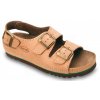 Scholl AIR BAG - zdravotní sandále PROFESIONAL barva hnědá (Velikost 35)