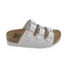 Scholl RIO WEDGE - dámské zdravotní pantofle barva bílá (Velikost 38)