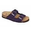 Scholl MALAREN - dámské zdravotní pantofle barva purpurová (Velikost 37)
