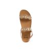 Scholl ORTIGA SANDAL - dámské zdravotní sandále na klínku barva béžová (Velikost 37)