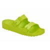 Scholl BAHIA - dámské zdravotní pantofle barva zelená (Velikost 37)