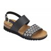 Scholl MAGALUF SANDAL - dámské zdravotní pantofle barva černá (Velikost 37)