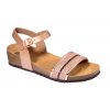 Scholl IVETTE - dámské sandále barva růžově zlatá (Velikost 39)