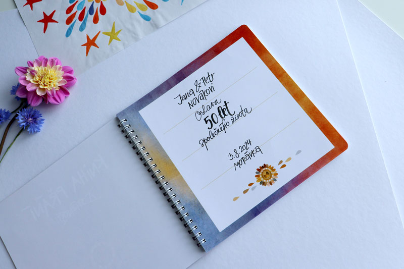 Kniha přání a gratulací aneb kniha hostů