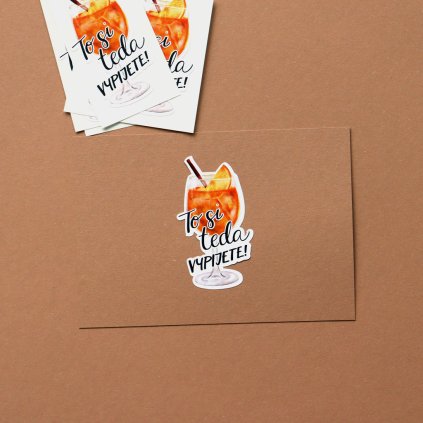 samolepka to si teda vypijete