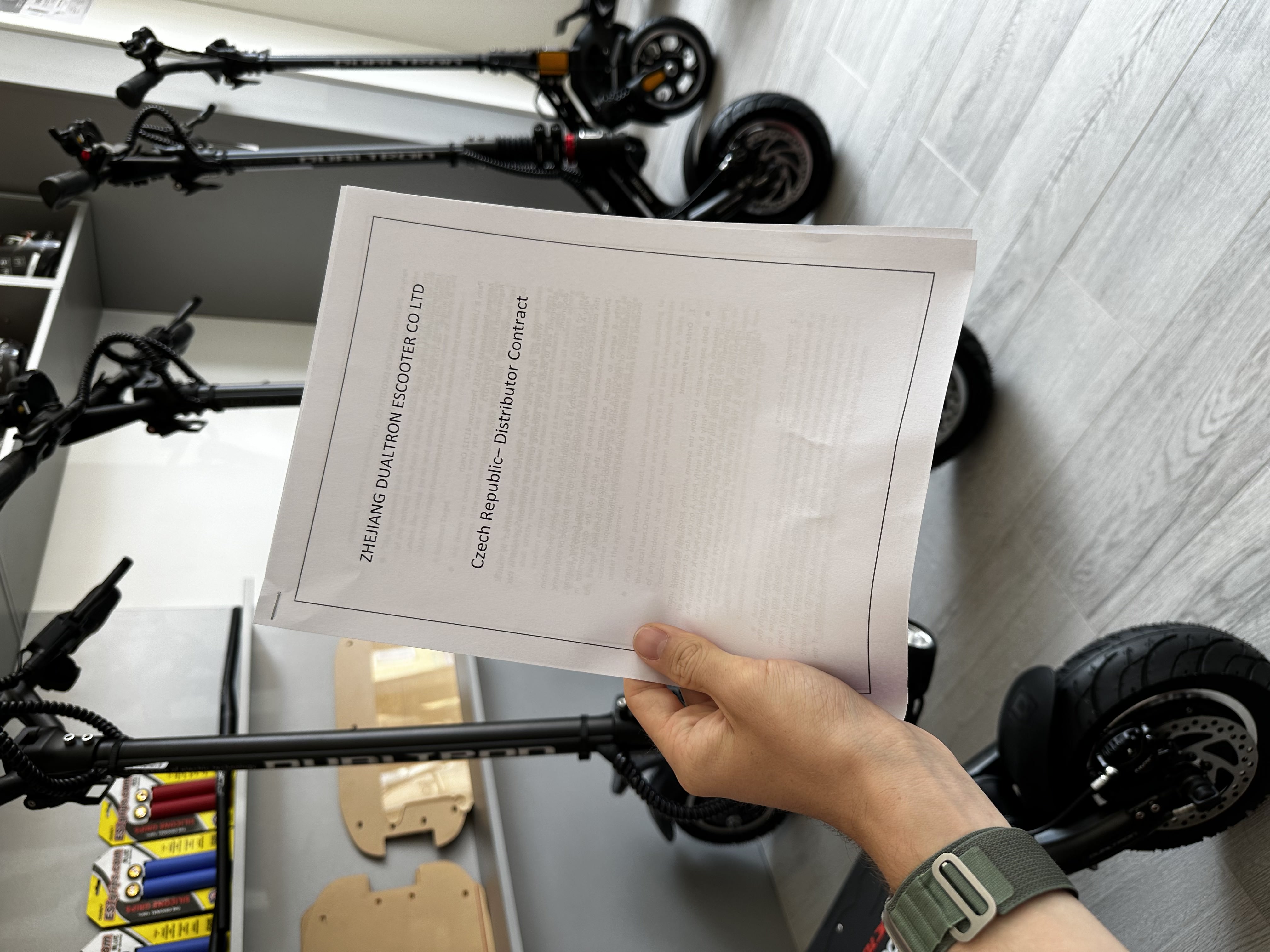 Podpis smlouvy s Minimotors