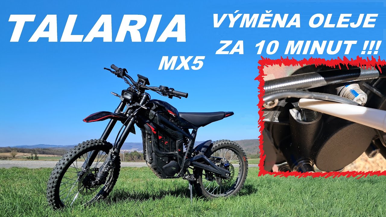 Výměna oleje u Talaria Sting Pro? Máme pro vás perfektní návod!