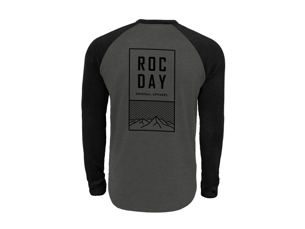 Dres s dlhým rukávom  ROCDAY Stage Black/Grey - XS (Veľkosť XS)