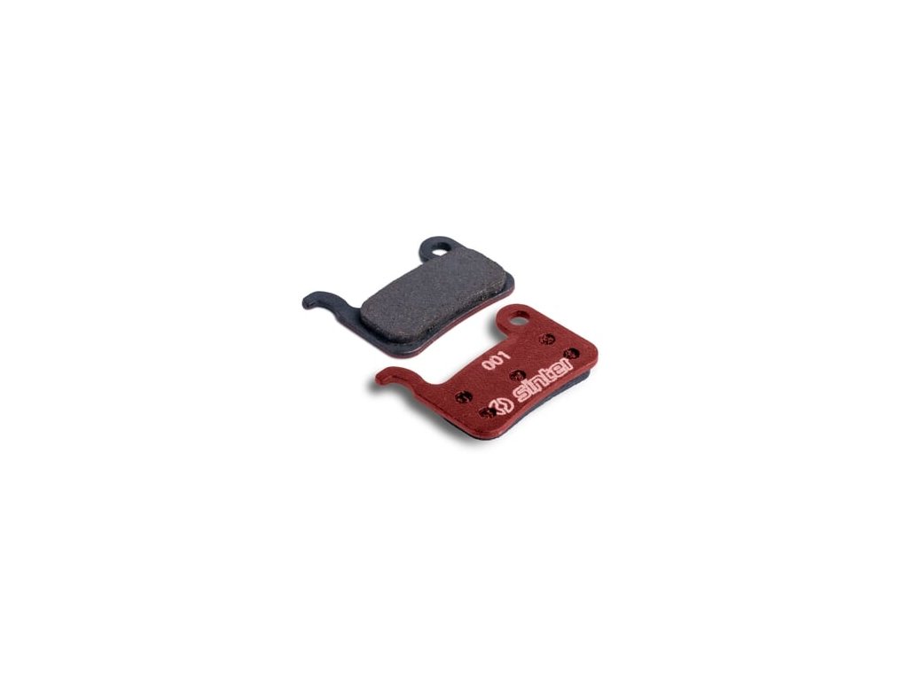 261847 sinter brzdove desticky shimano a type red