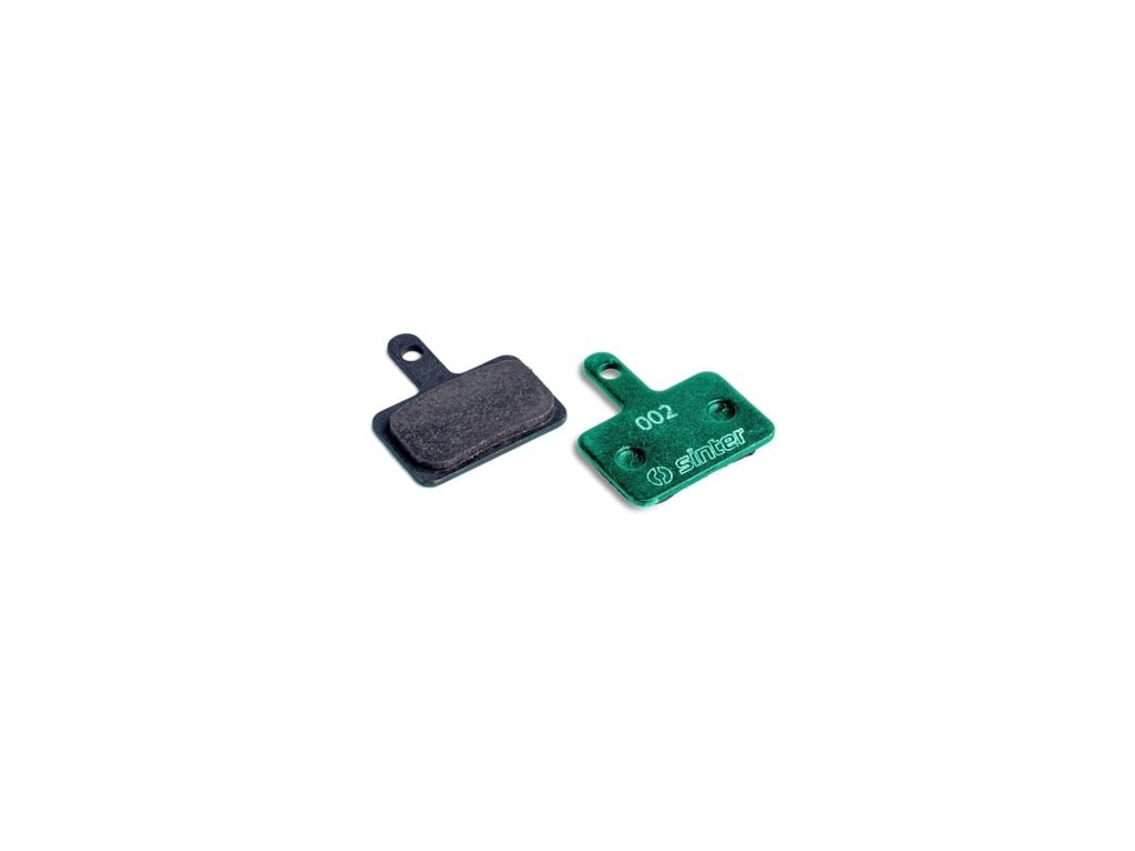 260089 sinter brzdove desticky shimano b type green