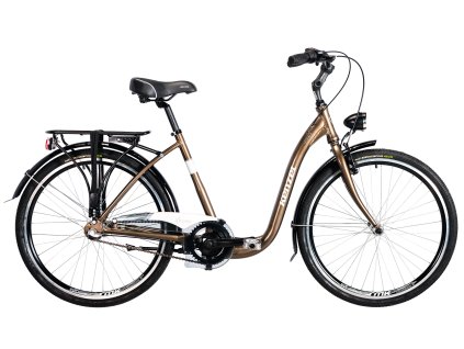 Kolo Kenzel Avenue Classic 3spd 2024 (Barva béžová, Velikost rámu 46 cm, Průměr kol 26”)