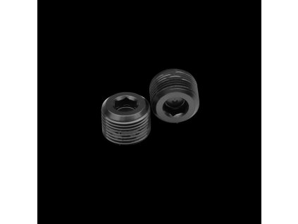 217468 cbros 16 pedal hex end cap blk