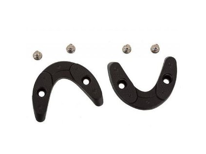 223324 giro road heel pad set black 43 44 5