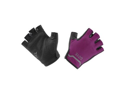225016 gore c5 short gloves black process purple 10