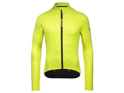 225124 gore c5 thermo jersey neon yellow citrus green l 10064108ar05