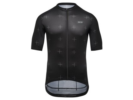 225406 gore daily jersey mens black white xxl