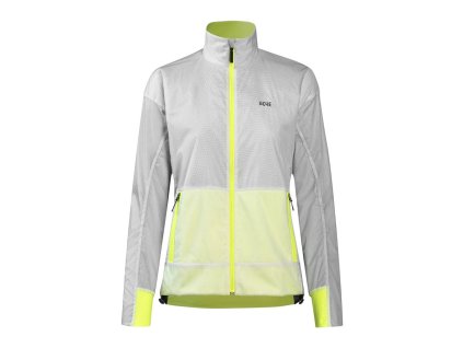 225547 gore drive jacket womens white neon yellow m 40 100845010805